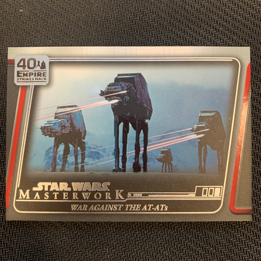 Star Wars Masterwork 2020 - ESB-05 - War Against the AT-ATs Vintage Trading Card Singles Topps