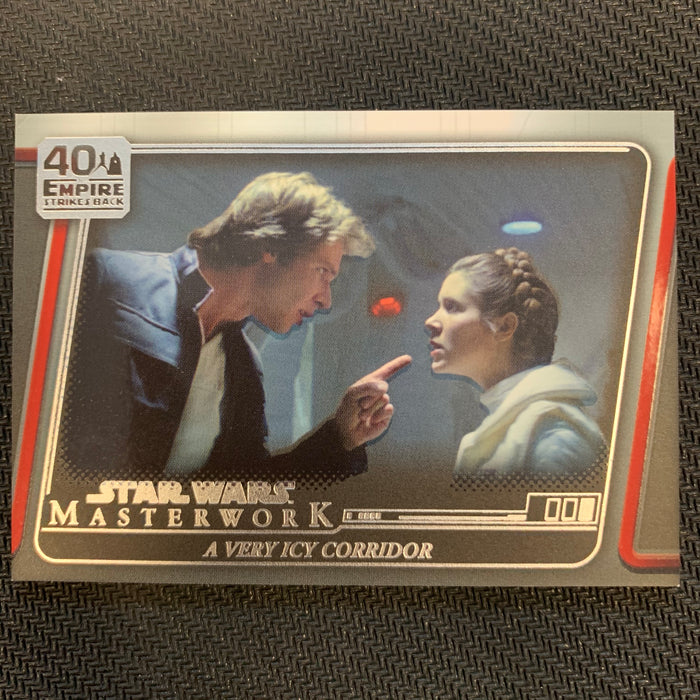 Star Wars Masterwork 2020 - ESB-02 - A Very Icy Corridor Vintage Trading Card Singles Topps