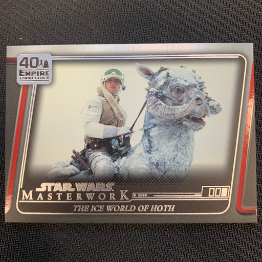 Star Wars Masterwork 2020 - ESB-01 - The Ice World of Hoth Vintage Trading Card Singles Topps   