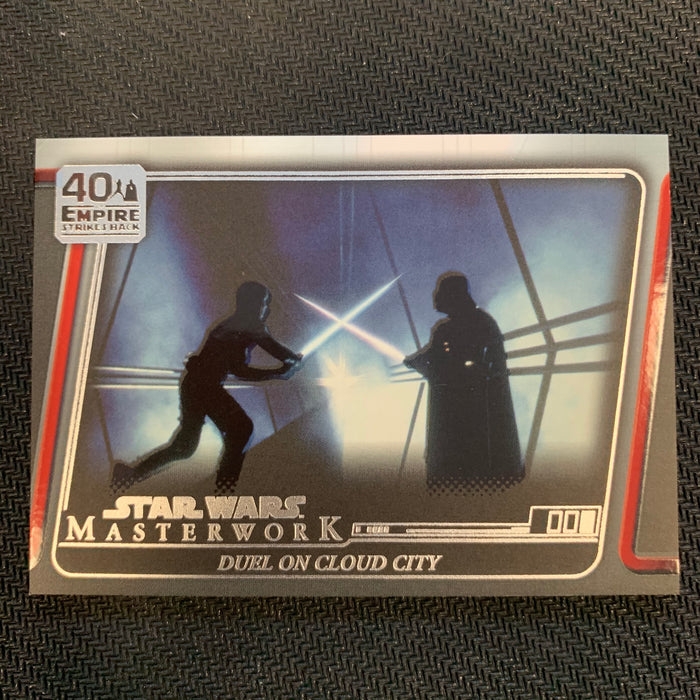 Star Wars Masterwork 2020 - ESB-23 - Duel on Cloud City Vintage Trading Card Singles Topps