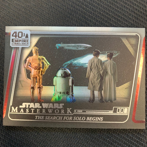 Star Wars Masterwork 2020 - ESB-25 - The Search for Solo Begins - Rainbow 038/299 Vintage Trading Card Singles Topps   