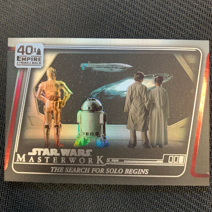 Star Wars Masterwork 2020 - ESB-25 - The Search for Solo Begins - Rainbow 038/299 Vintage Trading Card Singles Topps