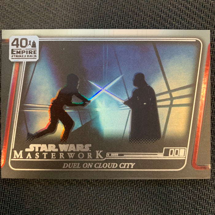 Star Wars Masterwork 2020 - ESB-23 - Duel on Cloud City - Rainbow 050/299 Vintage Trading Card Singles Topps