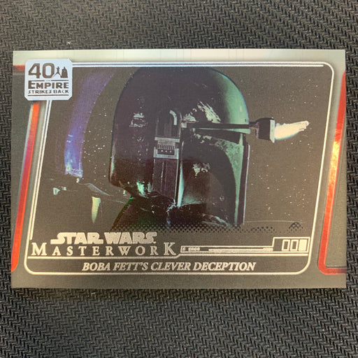 Star Wars Masterwork 2020 - ESB-19 - Boba Fett's Clever Deception - Rainbow 165/299 Vintage Trading Card Singles Topps   