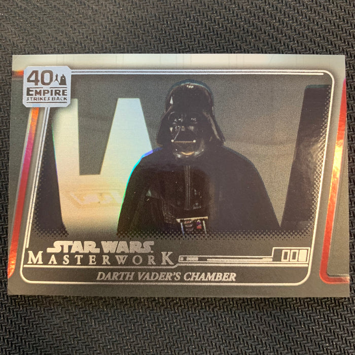 Star Wars Masterwork 2020 - ESB-08 - Darth Vader's Chamber - Rainbow 226/299 Vintage Trading Card Singles Topps
