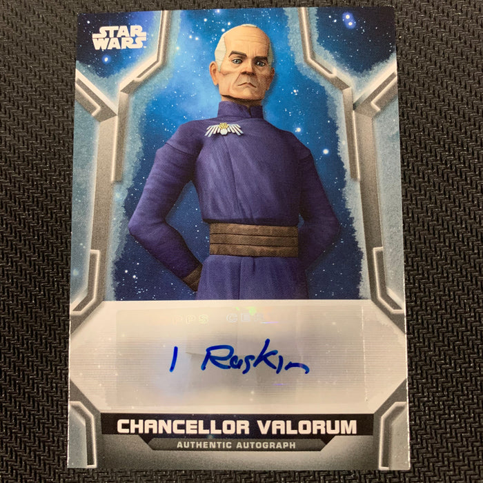 Star Wars Holocron 2020 - A-IR Autograph - Ian Ruskin as Chancellor Valorum Vintage Trading Card Singles Topps