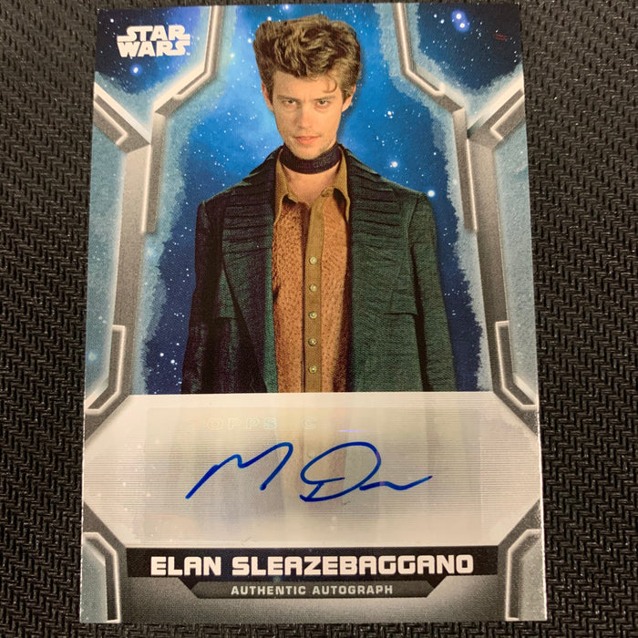Star Wars Holocron 2020 - A-MD Autograph - Matt Doran as Elan Sleazebaggano 057/500 Vintage Trading Card Singles Topps