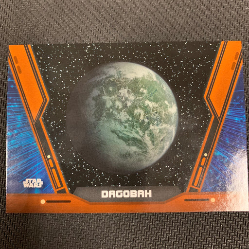 Star Wars Holocron 2020 - CG-10 Dagobah Orange 40/99 Vintage Trading Card Singles Topps   