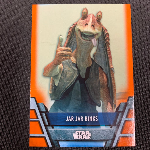 Star Wars Holocron 2020 - Rep-02 Jar Jar Binks Orange 35/99 Vintage Trading Card Singles Topps