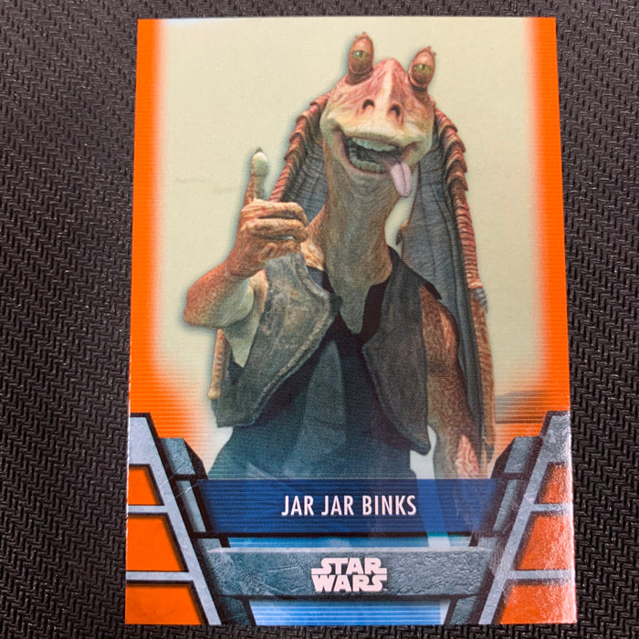 Star Wars Holocron 2020 - Rep-02 Jar Jar Binks Orange 35/99 Vintage Trading Card Singles Topps
