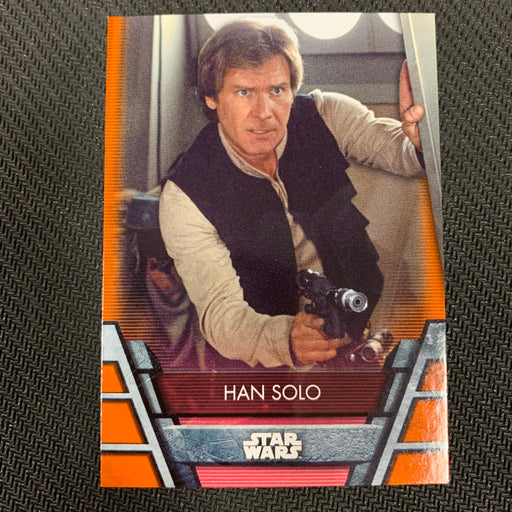 Star Wars Holocron 2020 - Reb-17 Han Solo Orange 03/99 Vintage Trading Card Singles Topps   