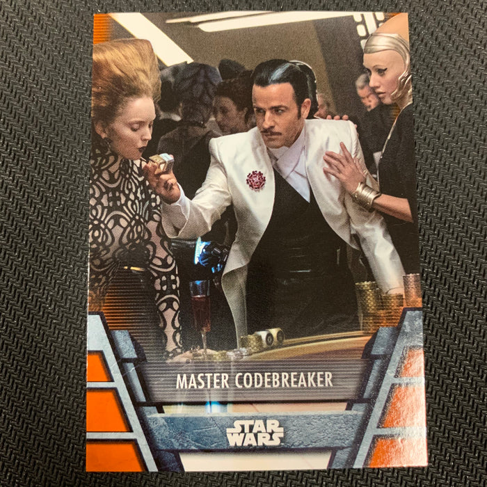 Star Wars Holocron 2020 - N-07 Master Codebreaker Orange 73/99 Vintage Trading Card Singles Topps