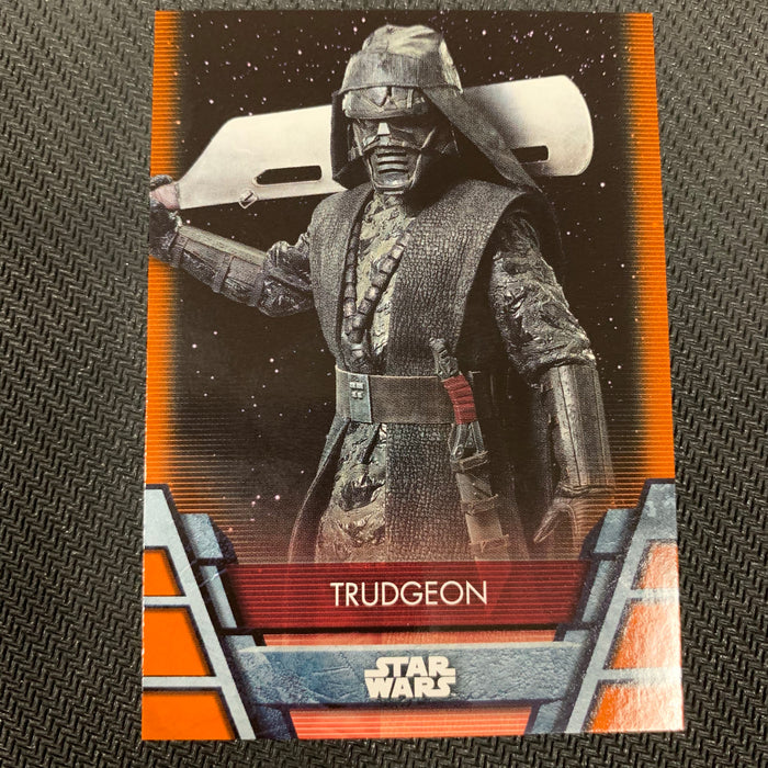 Star Wars Holocron 2020 - FO-13 Trudgeon Orange 97/99 Vintage Trading Card Singles Topps   
