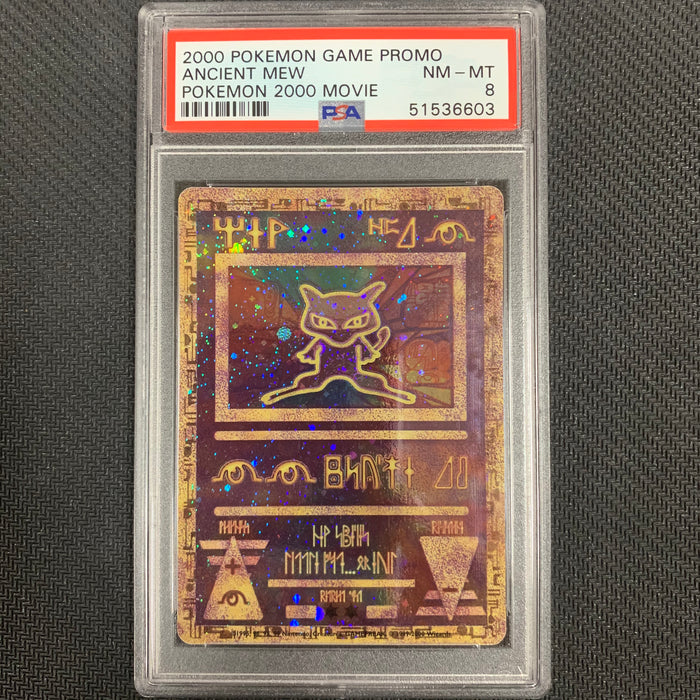 Pokemon - Ancient Mew - Pokemon 2000 Movie Promo - PSA 8 Vintage Trading Card Singles Pokemon