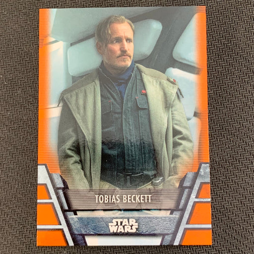 Star Wars Holocron 2020 - N-11 Tobias Beckett - Orange Parallel 58/99 Vintage Trading Card Singles Topps   