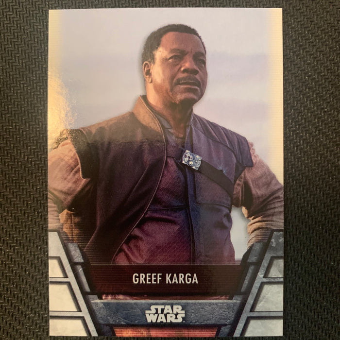 Star Wars Holocron 2020 - BH-17 Greef Karga Vintage Trading Card Singles Topps   