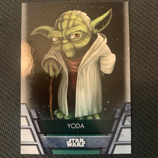 Star Wars Holocron 2020 - Jedi-17 Yoda Vintage Trading Card Singles Topps   