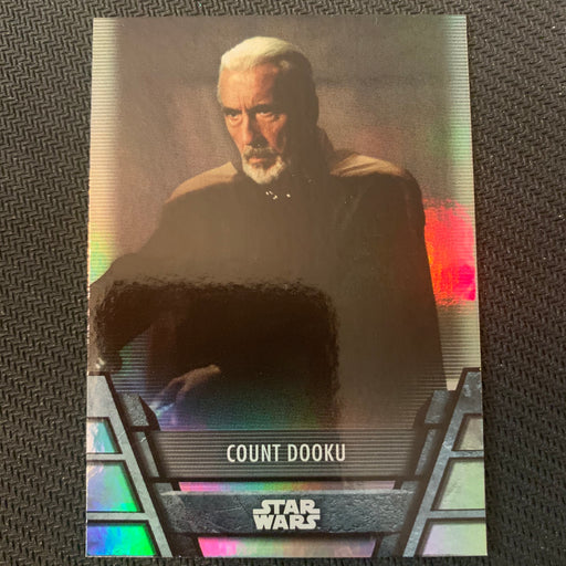 Star Wars Holocron 2020 - Sep-03 Count Dooku - Foil Parallel Vintage Trading Card Singles Topps   