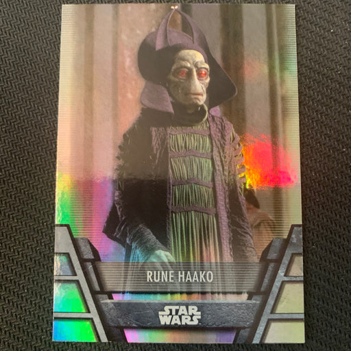 Star Wars Holocron 2020 - Sep-02 Rune Haako - Foil Parallel Vintage Trading Card Singles Topps   