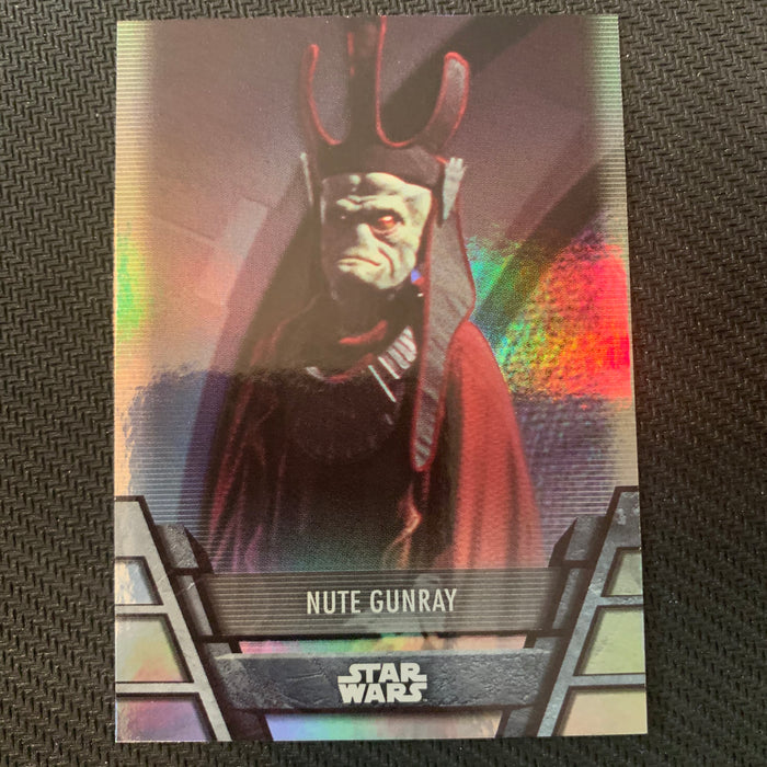Star Wars Holocron 2020 - Sep-01 Nute Gunray - Foil Parallel Vintage Trading Card Singles Topps