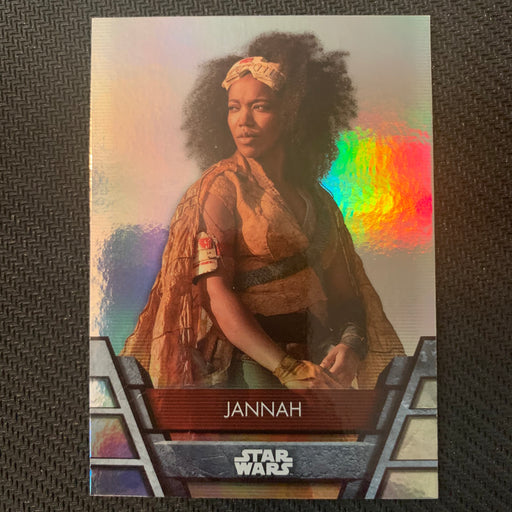 Star Wars Holocron 2020 - Res-22 Jannah - Foil Parallel Vintage Trading Card Singles Topps   