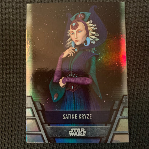Star Wars Holocron 2020 - Rep-17 Satine Kryze - Foil Parallel Vintage Trading Card Singles Topps