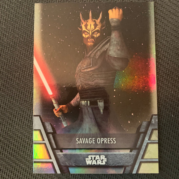 Star Wars Holocron 2020 - N-18 Savage Opress - Foil Parallel Vintage Trading Card Singles Topps