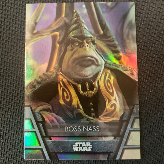 Star Wars Holocron 2020 - N-04 Boss Nass - Foil Parallel Vintage Trading Card Singles Topps