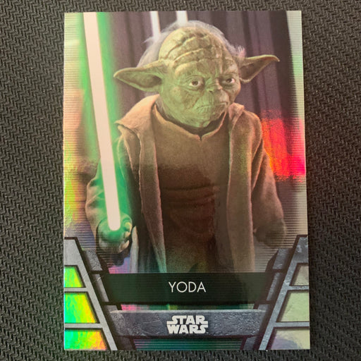 Star Wars Holocron 2020 - Jedi-10 Yoda - Foil Parallel Vintage Trading Card Singles Topps   