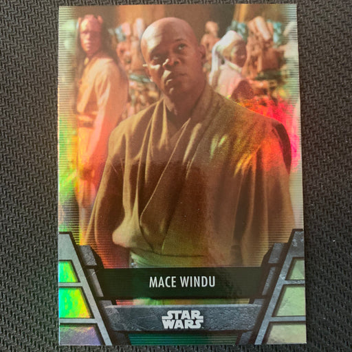 Star Wars Holocron 2020 - Jedi-07 Mace Windu - Foil Parallel Vintage Trading Card Singles Topps