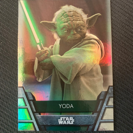Star Wars Holocron 2020 - Jedi-06 Yoda - Foil Parallel Vintage Trading Card Singles Topps   