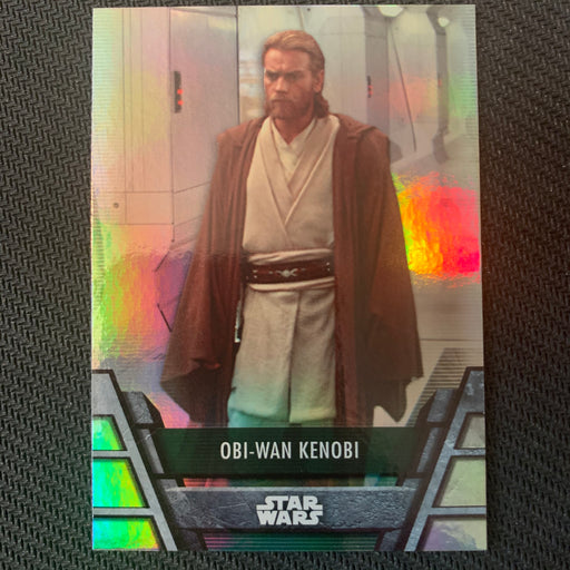 Star Wars Holocron 2020 - Jedi-05 Obi-Wan Kenobi - Foil Parallel Vintage Trading Card Singles Topps