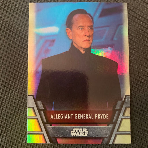Star Wars Holocron 2020 - FO-08 Allegiant General Pryde - Foil Parallel Vintage Trading Card Singles Topps   
