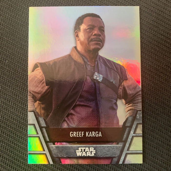 Star Wars Holocron 2020 - BH-17 Greef Karga - Foil Parallel Vintage Trading Card Singles Topps