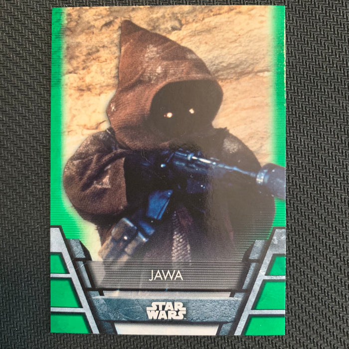 Star Wars Holocron 2020 - AL-01 Jawa - Green Parallel Vintage Trading Card Singles Topps