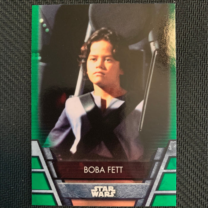 Star Wars Holocron 2020 - BH-02 Boba Fett - Green Parallel Vintage Trading Card Singles Topps
