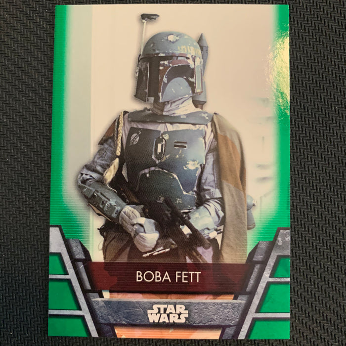 Star Wars Holocron 2020 - BH-04 Boba Fett - Green Parallel Vintage Trading Card Singles Topps