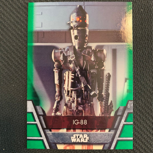 Star Wars Holocron 2020 - BH-07 IG-88 - Green Parallel Vintage Trading Card Singles Topps   