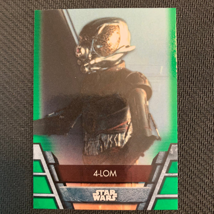Star Wars Holocron 2020 - BH-08 4-LOM - Green Parallel Vintage Trading Card Singles Topps