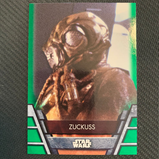 Star Wars Holocron 2020 - BH-09 Zuckuss - Green Parallel Vintage Trading Card Singles Topps   