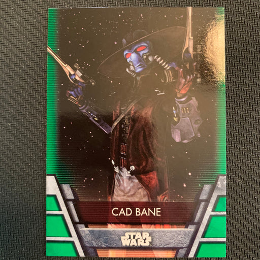 Star Wars Holocron 2020 - BH-11 Cad Bane - Green Parallel Vintage Trading Card Singles Topps   