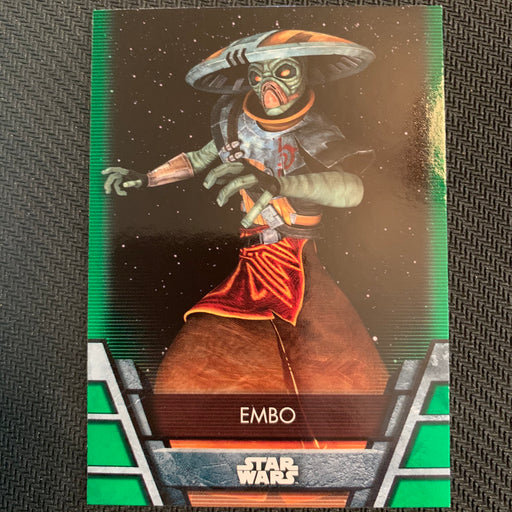 Star Wars Holocron 2020 - BH-12 Embo - Green Parallel Vintage Trading Card Singles Topps