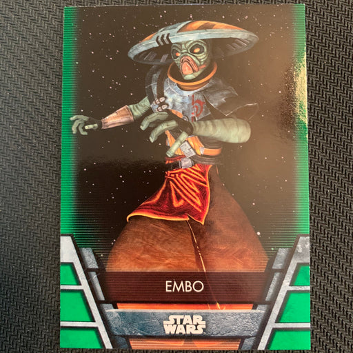 Star Wars Holocron 2020 - BH-12 Embo - Green Parallel Vintage Trading Card Singles Topps   