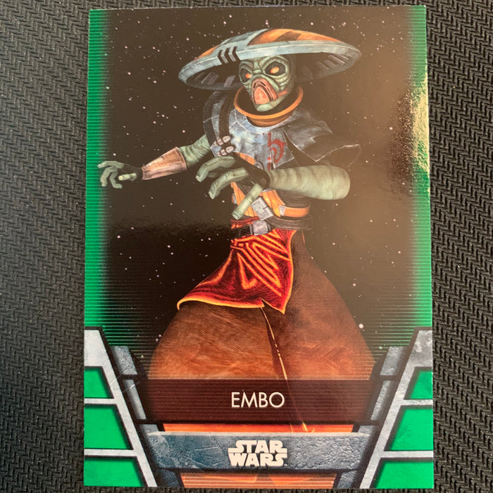 Star Wars Holocron 2020 - BH-12 Embo - Green Parallel Vintage Trading Card Singles Topps