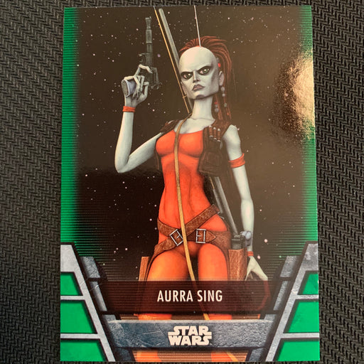 Star Wars Holocron 2020 - BH-13 Aurra Sing - Green Parallel Vintage Trading Card Singles Topps   
