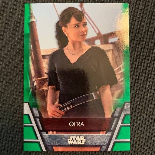 Star Wars Holocron 2020 - CD-01 Qi'Ra - Green Parallel Vintage Trading Card Singles Topps   