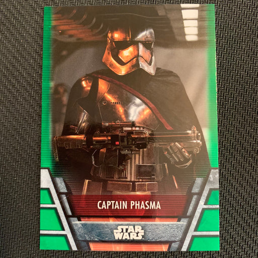 Star Wars Holocron 2020 - FO-02 Captain Phasma - Green Parallel Vintage Trading Card Singles Topps