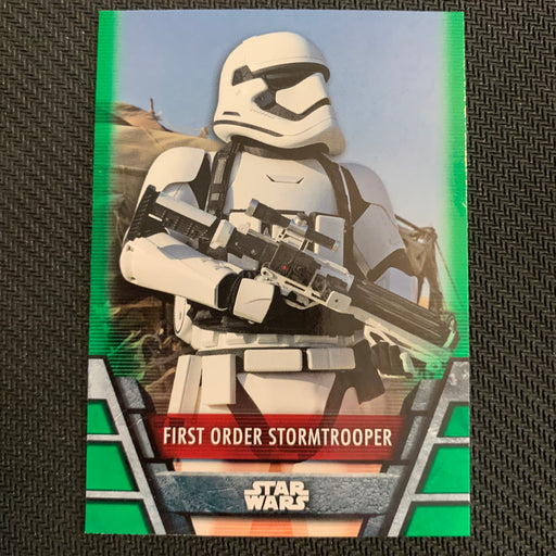 Star Wars Holocron 2020 - FO-04 First Order Stormtrooper - Green Parallel Vintage Trading Card Singles Topps   