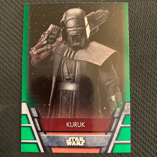 Star Wars Holocron 2020 - FO-10 Kuruk - Green Parallel Vintage Trading Card Singles Topps