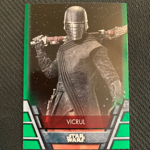 Star Wars Holocron 2020 - FO-12 Vicrul - Green Parallel Vintage Trading Card Singles Topps   